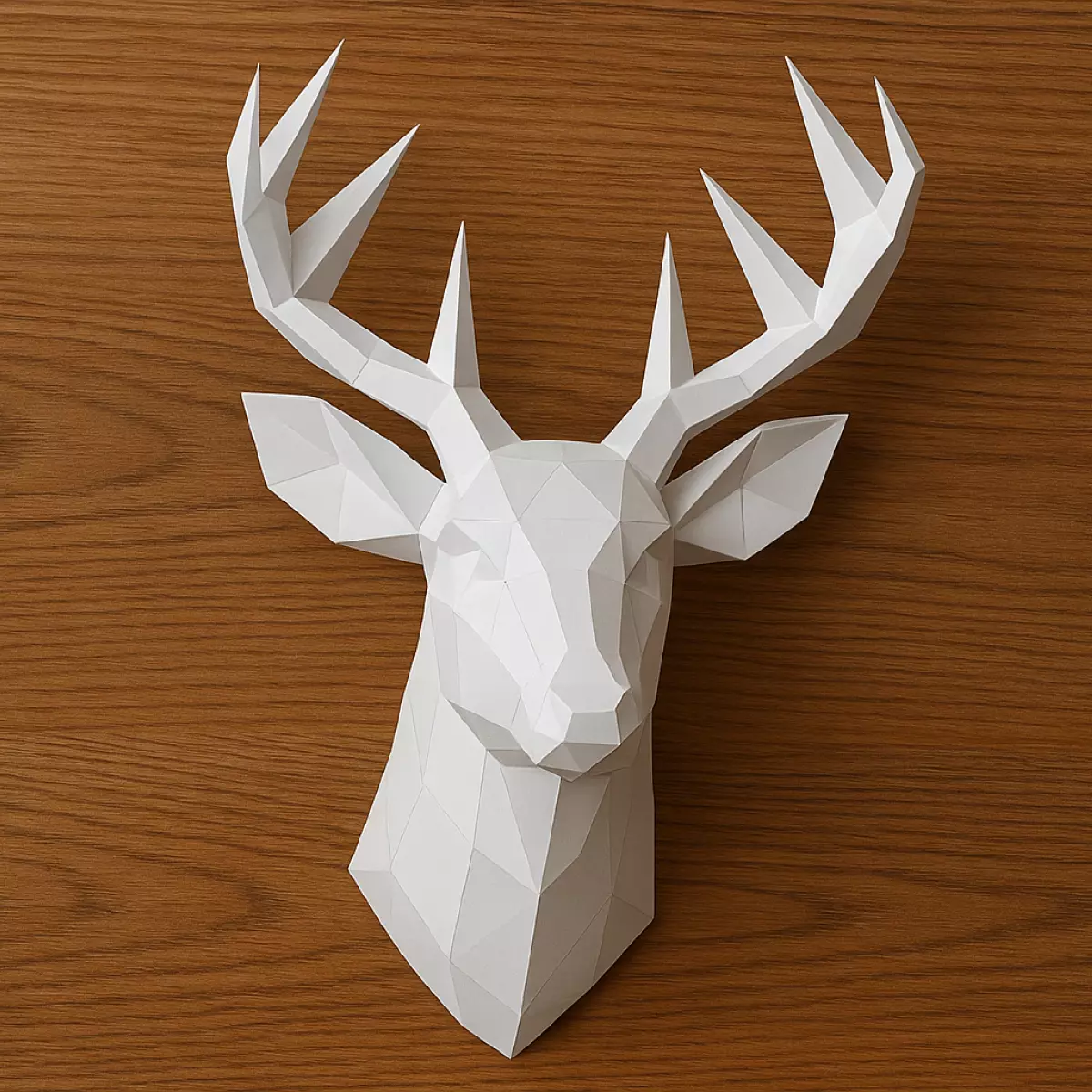 Papercraft Deer Head 3D print model_0