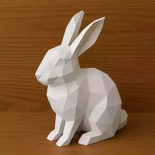 Papercraft Rabbit