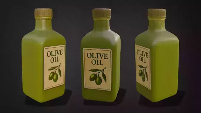 Bottle of Olive Oil Model 3D model