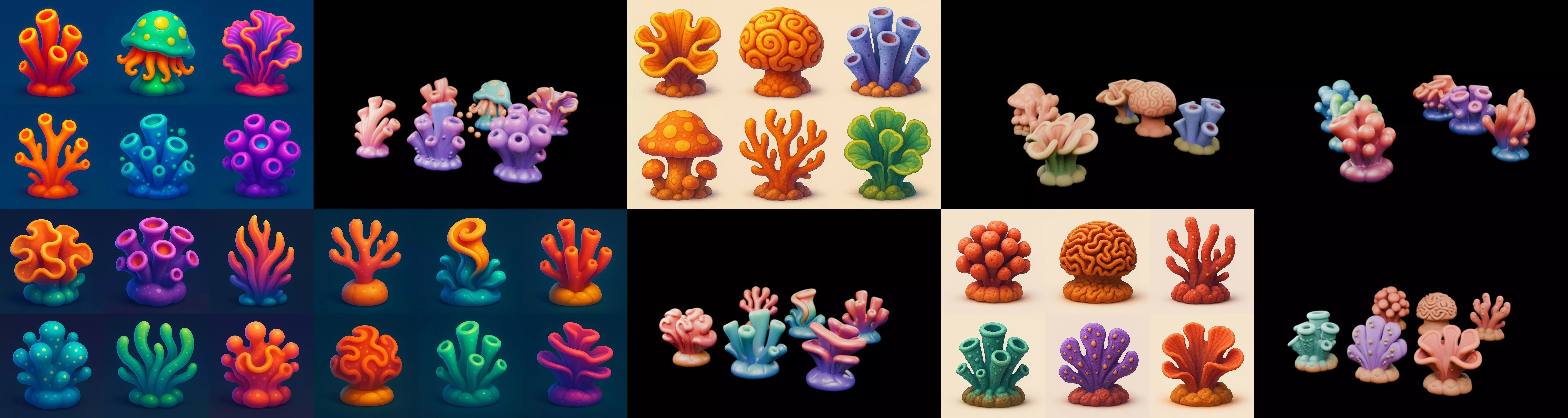 Aqua Life bundle 9 pack 100 glb 3D model_11