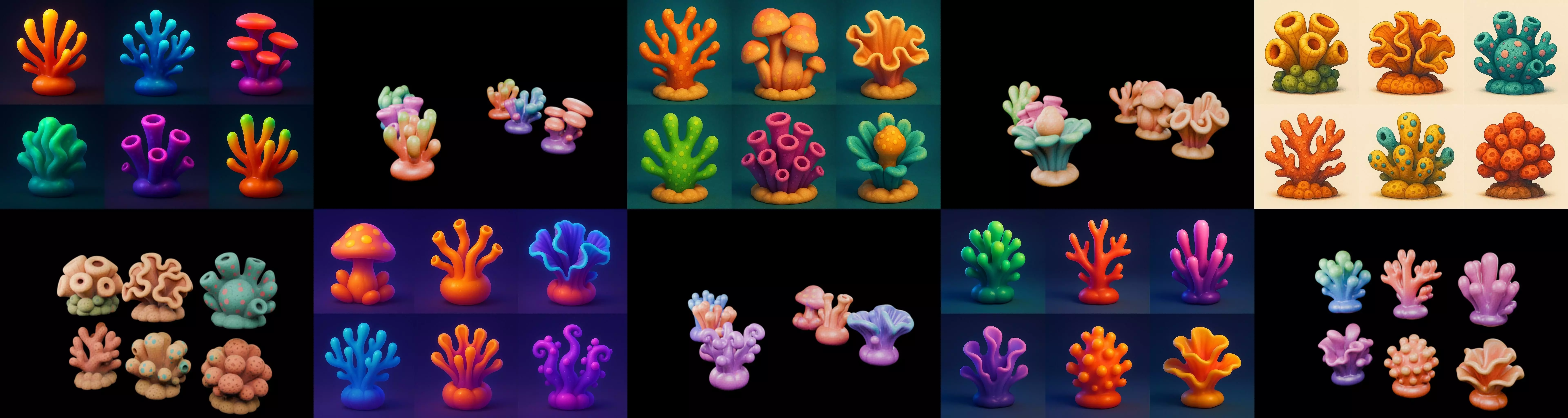 Aqua Life bundle 9 pack 100 glb 3D model_19