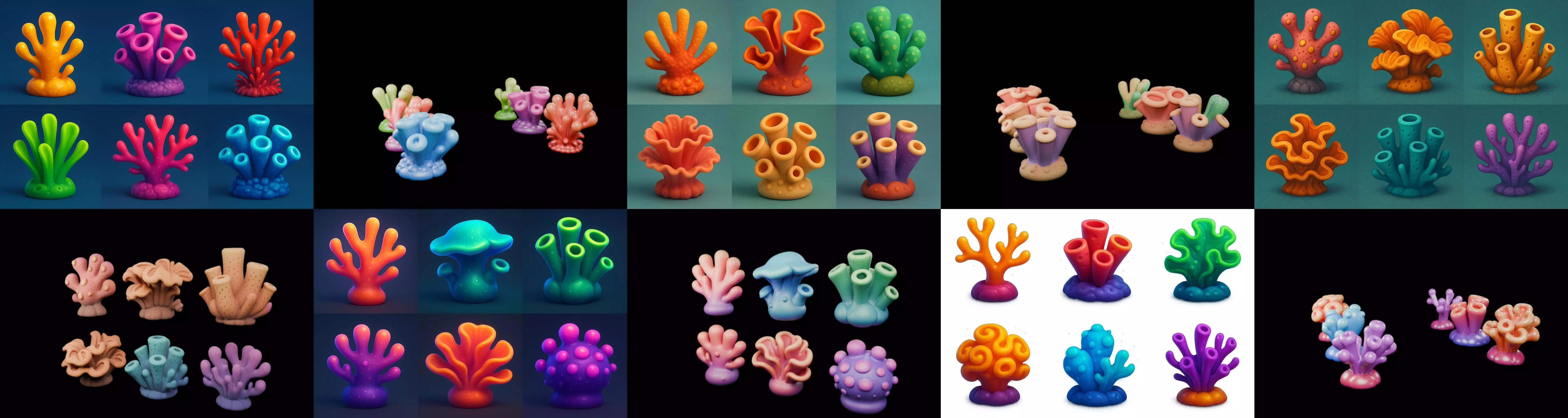 Aqua Life bundle 9 pack 100 glb 3D model_16