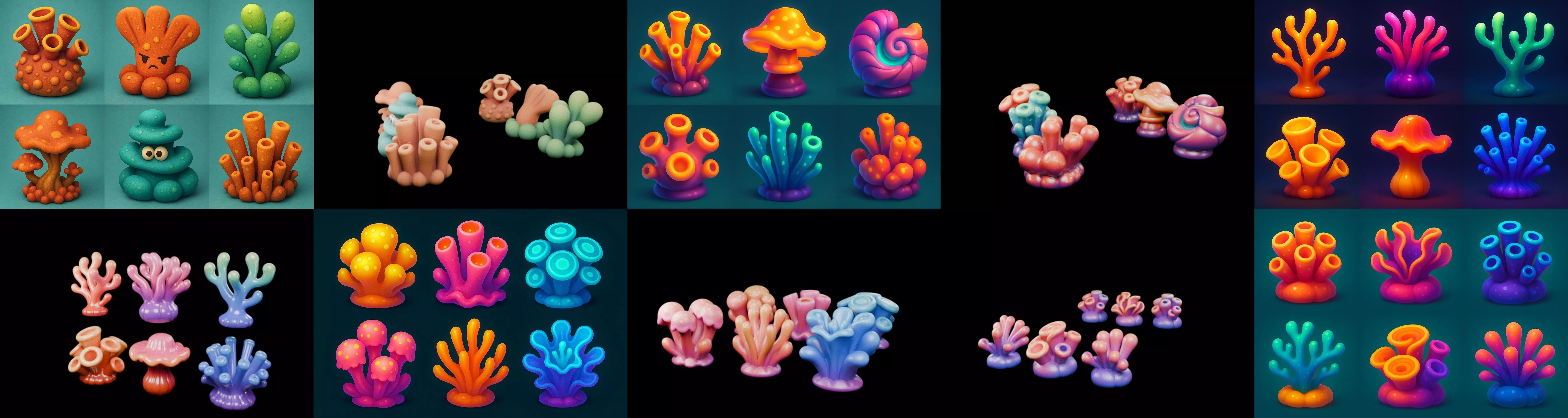 Aqua Life bundle 9 pack 100 glb 3D model_18