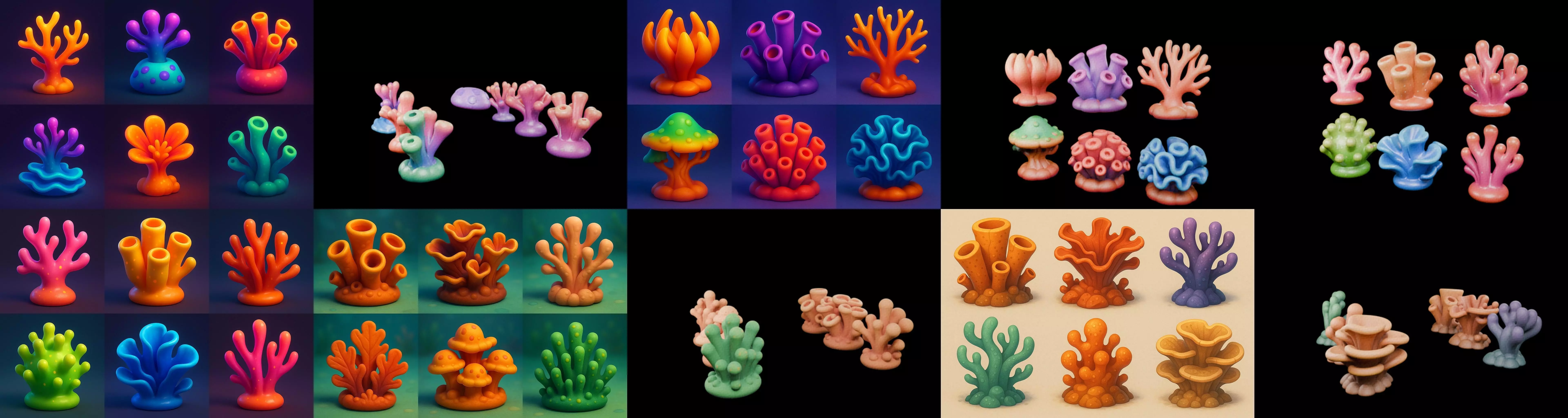 Aqua Life bundle 9 pack 100 glb 3D model_1