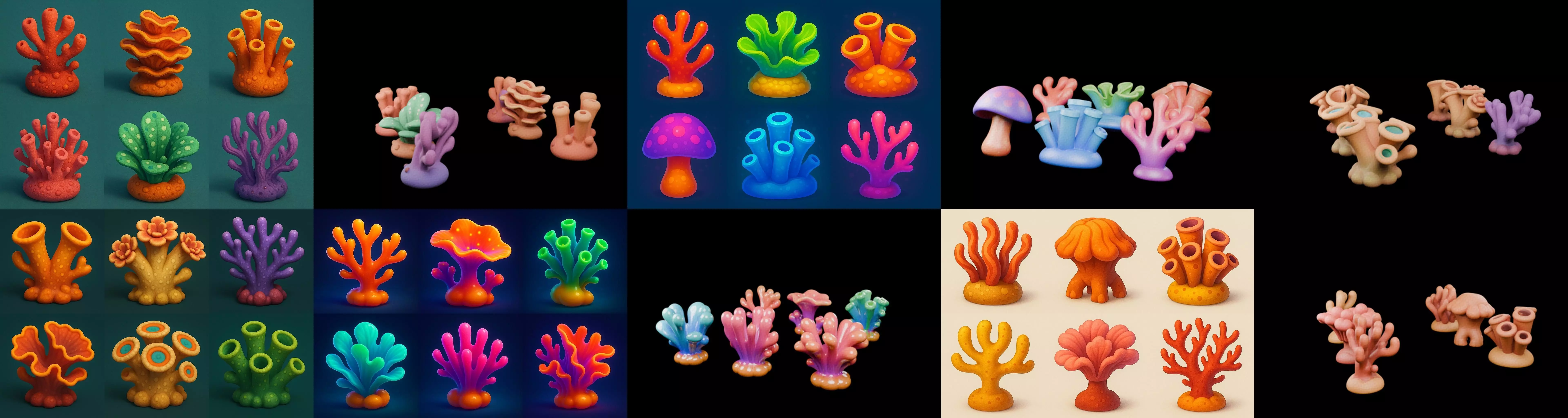 Aqua Life bundle 9 pack 100 glb 3D model_17