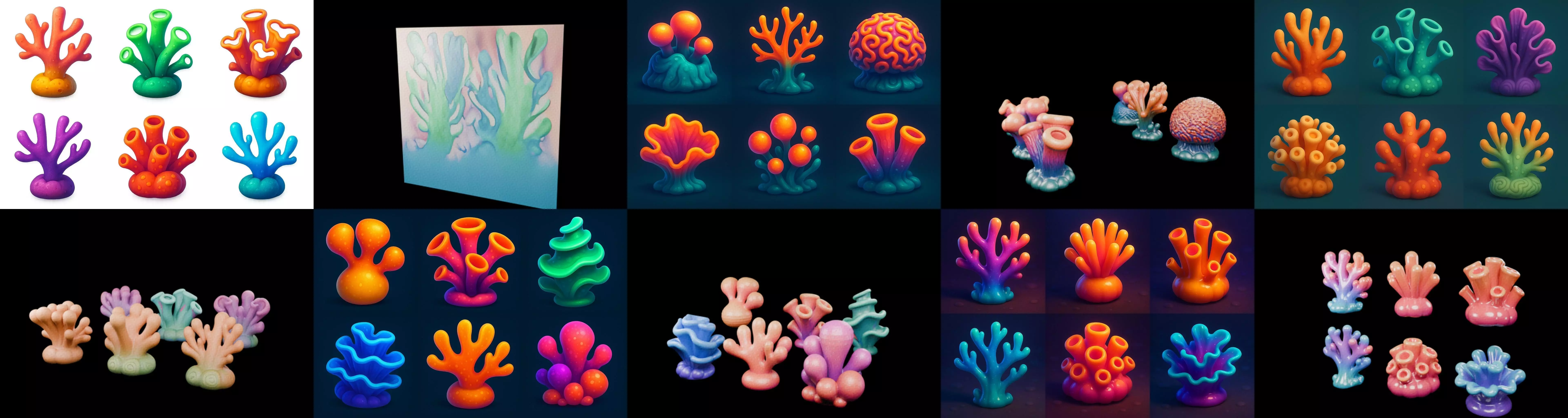 Aqua Life bundle 9 pack 100 glb 3D model_3