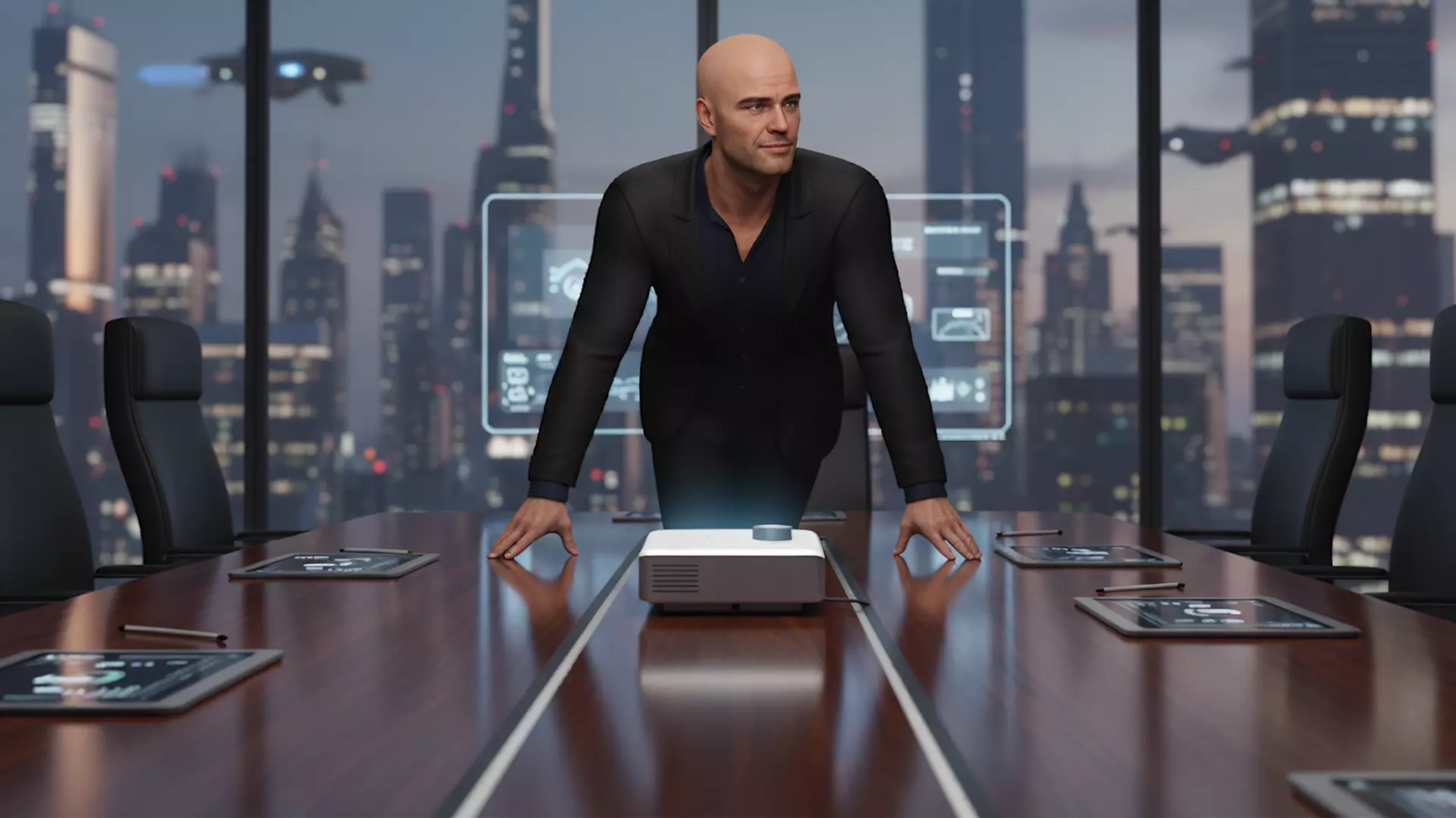 Realistic Male 3D Model in Elegant Suit Fully Low-poly 3D model_4