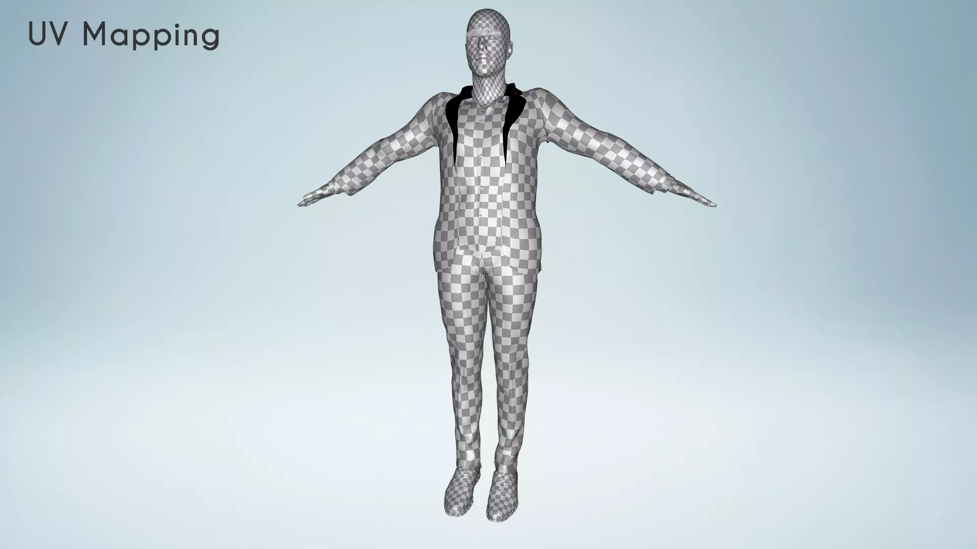 Realistic Male 3D Model in Elegant Suit Fully Low-poly 3D model_24