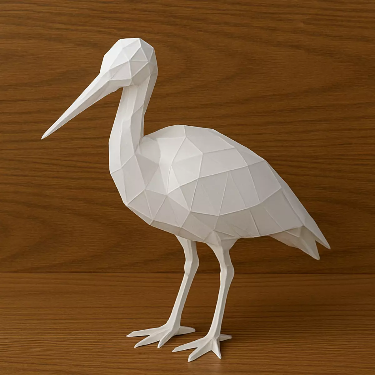 Papercraft White Stork 3D print model_0