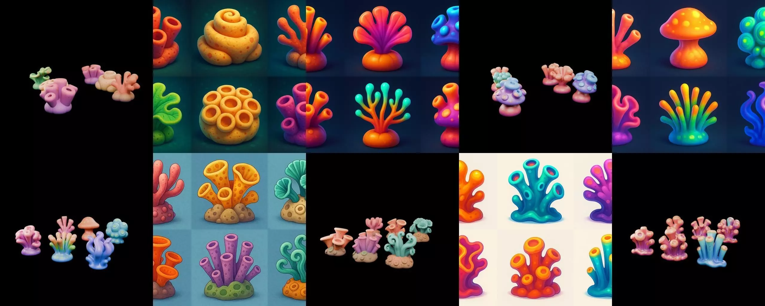 Aqua Life bundle 6 pack 100 glb 3D model_5
