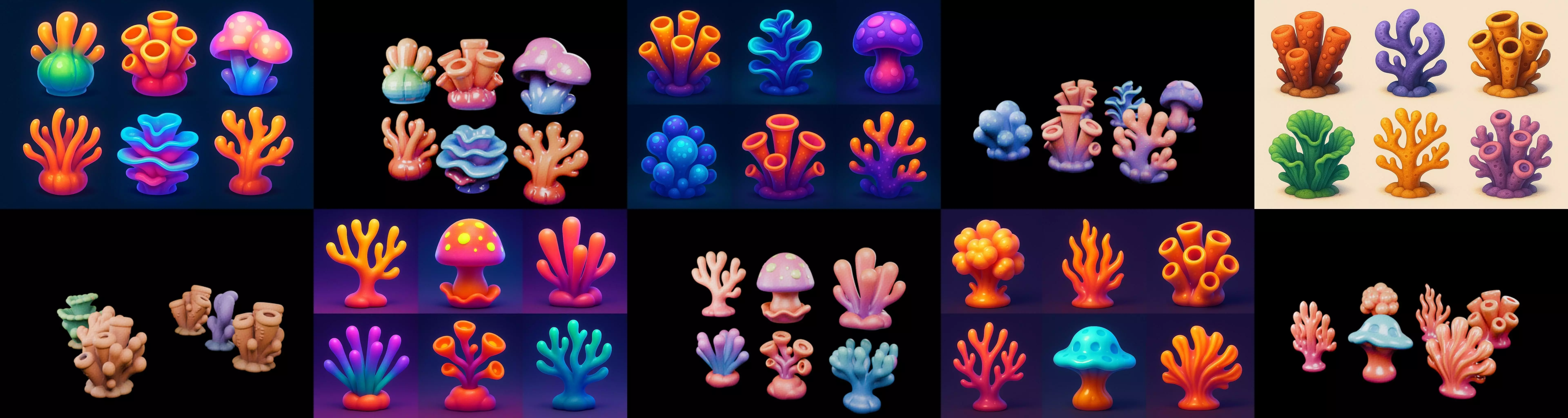 Aqua Life bundle 6 pack 100 glb 3D model_7