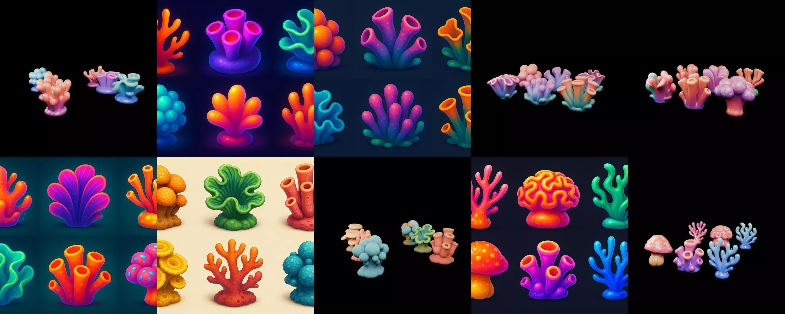 Aqua Life bundle 6 pack 100 glb 3D model_13