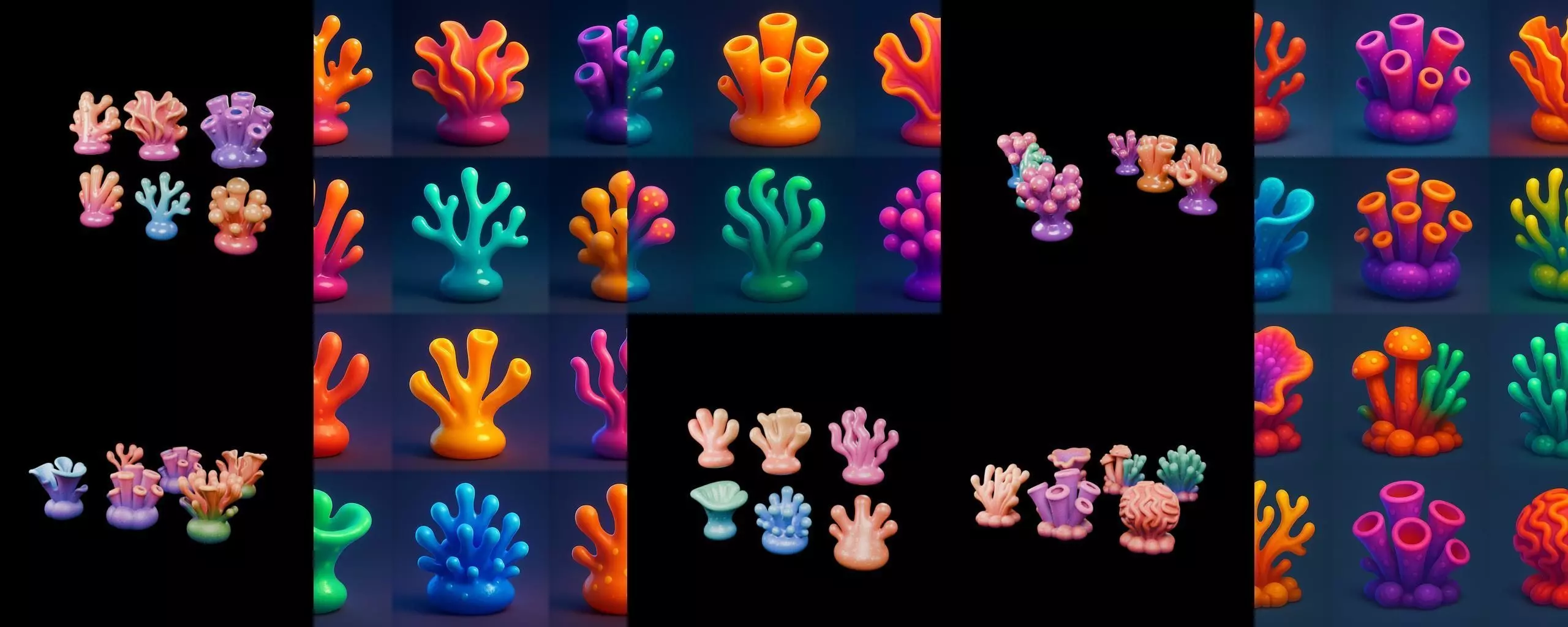 Aqua Life bundle 6 pack 100 glb 3D model_6