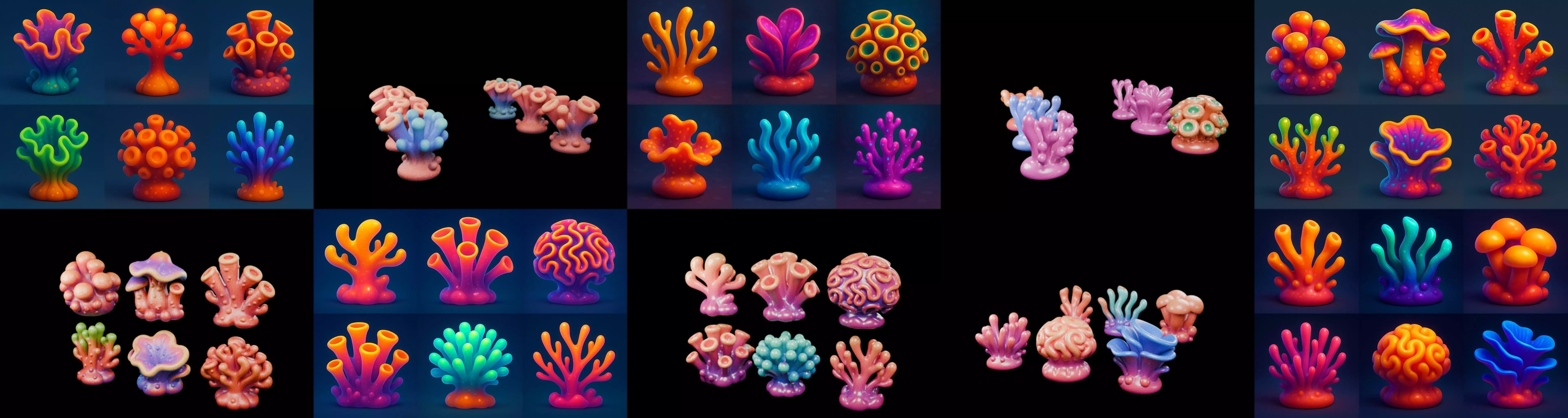 Aqua Life bundle 6 pack 100 glb 3D model_17