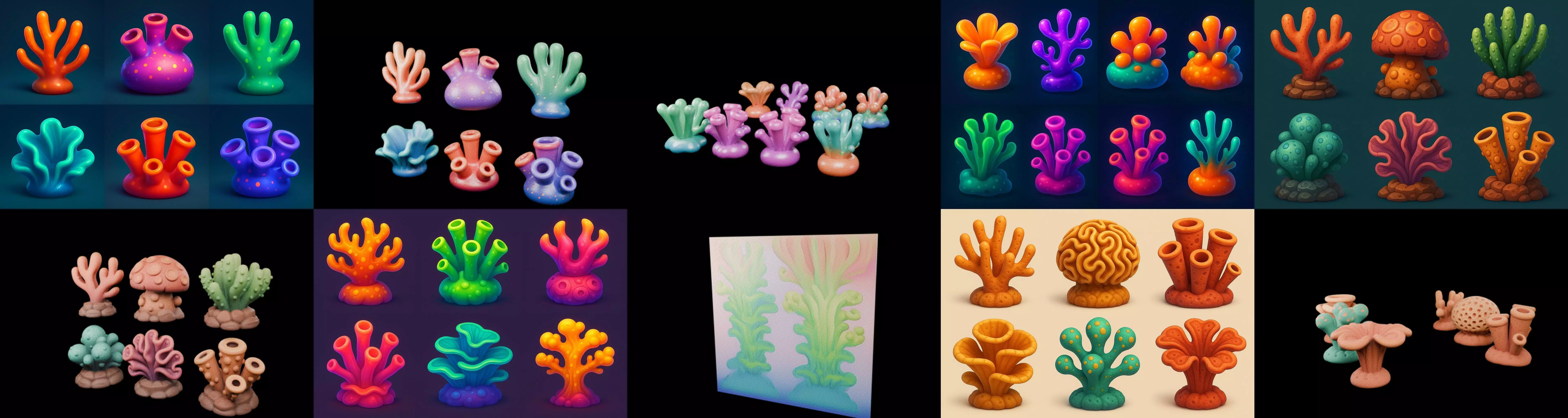 Aqua Life bundle 6 pack 100 glb 3D model_1