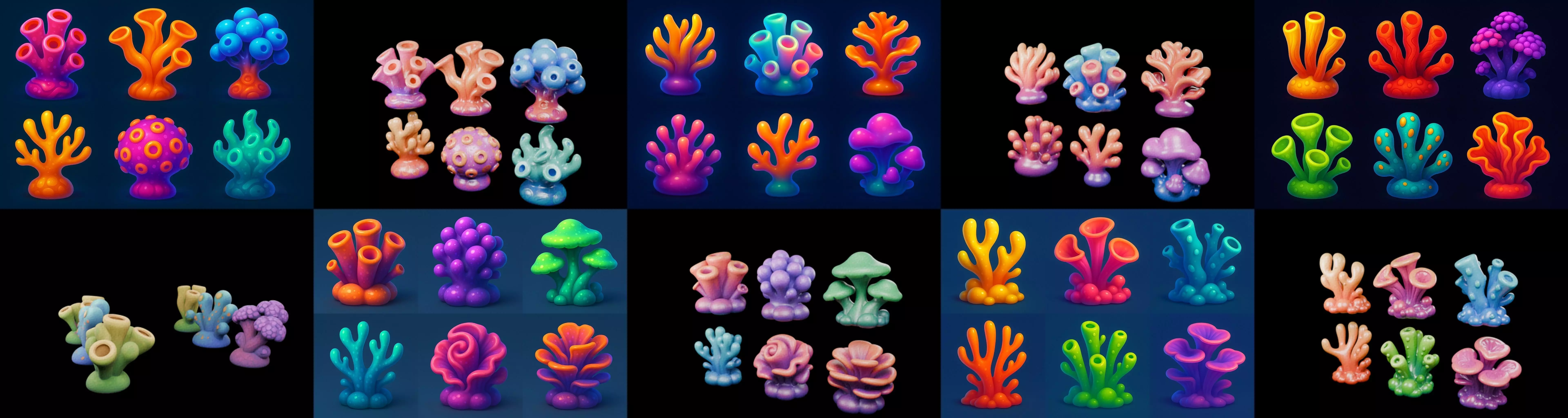 Aqua Life bundle 6 pack 100 glb 3D model_3