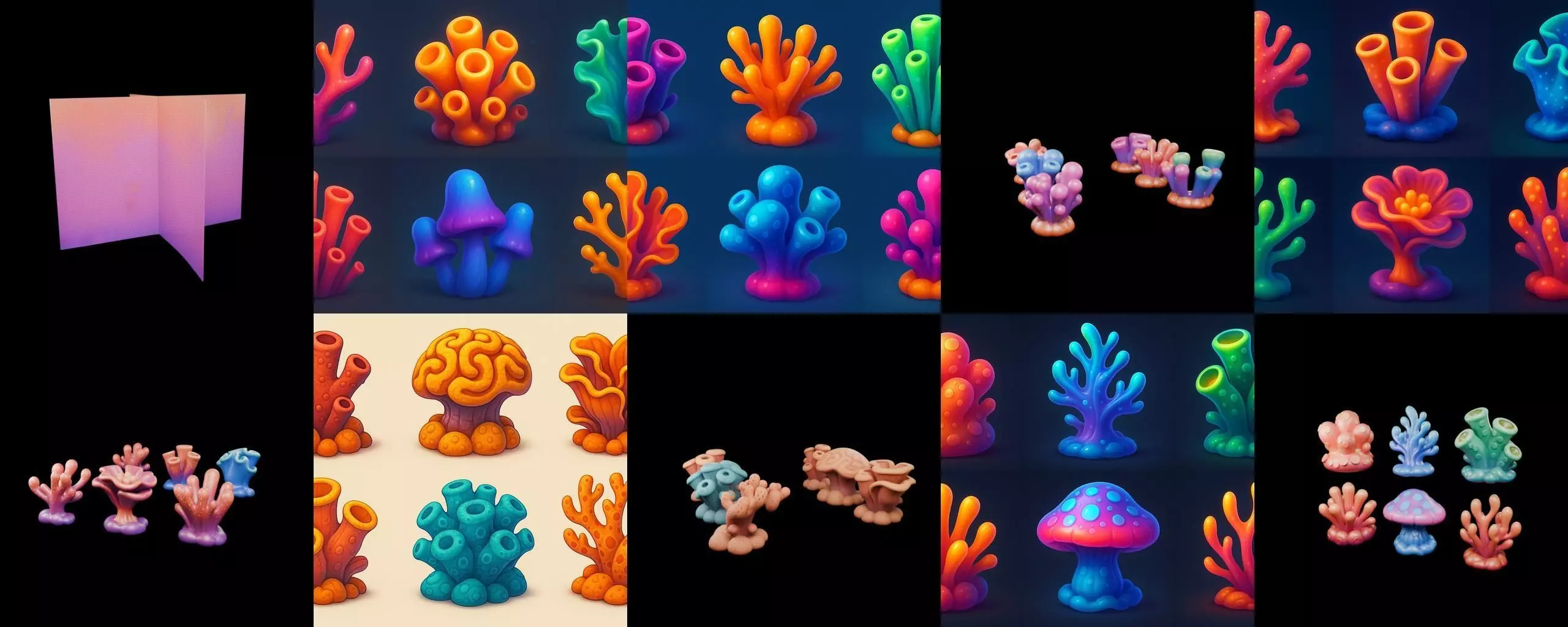Aqua Life bundle 6 pack 100 glb 3D model_12