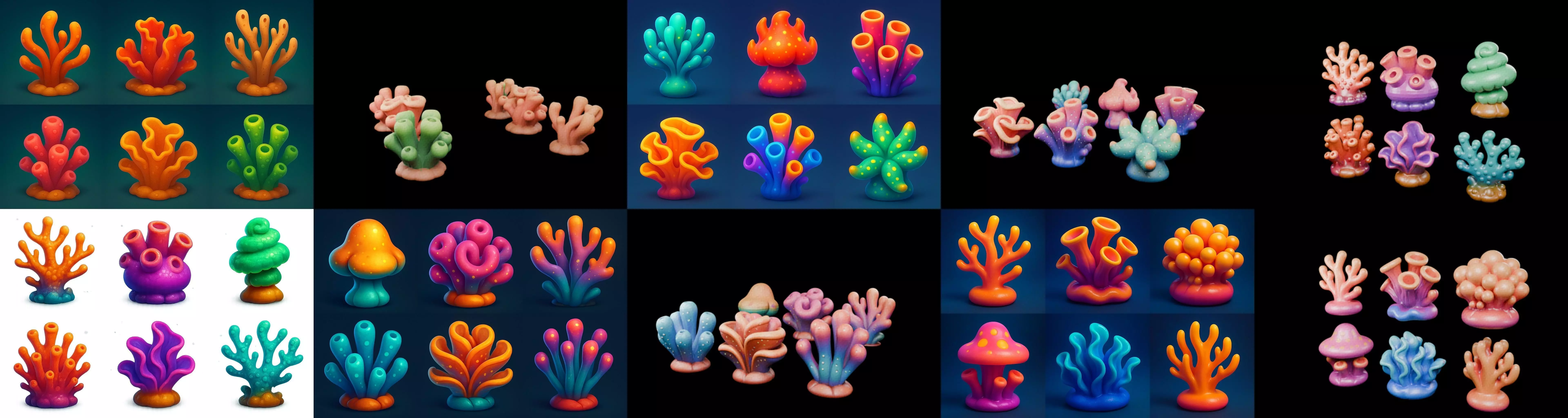 Aqua Life bundle 6 pack 100 glb 3D model_0