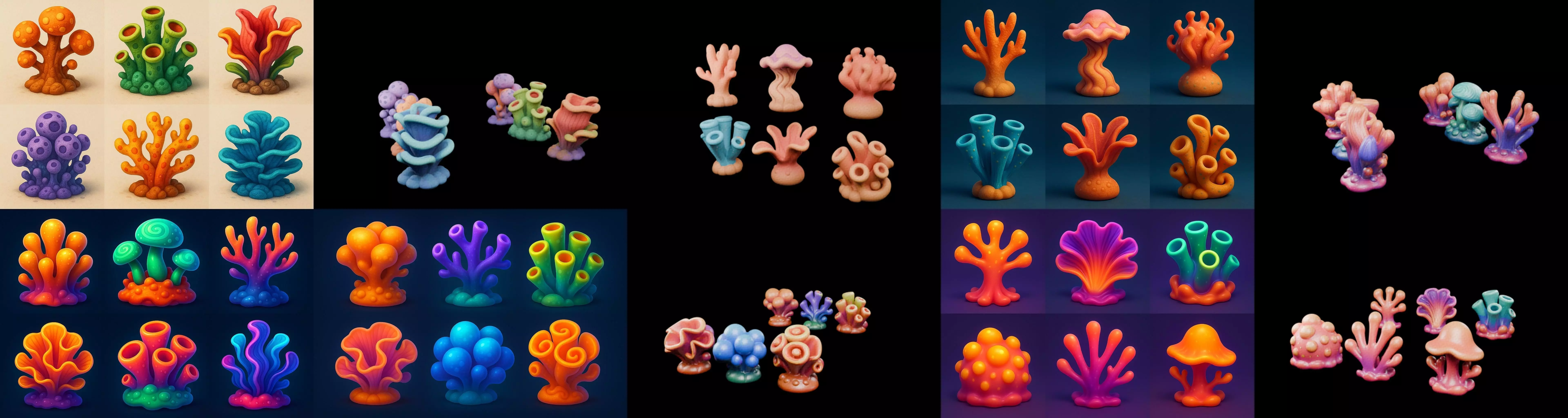 Aqua Life bundle 6 pack 100 glb 3D model_9