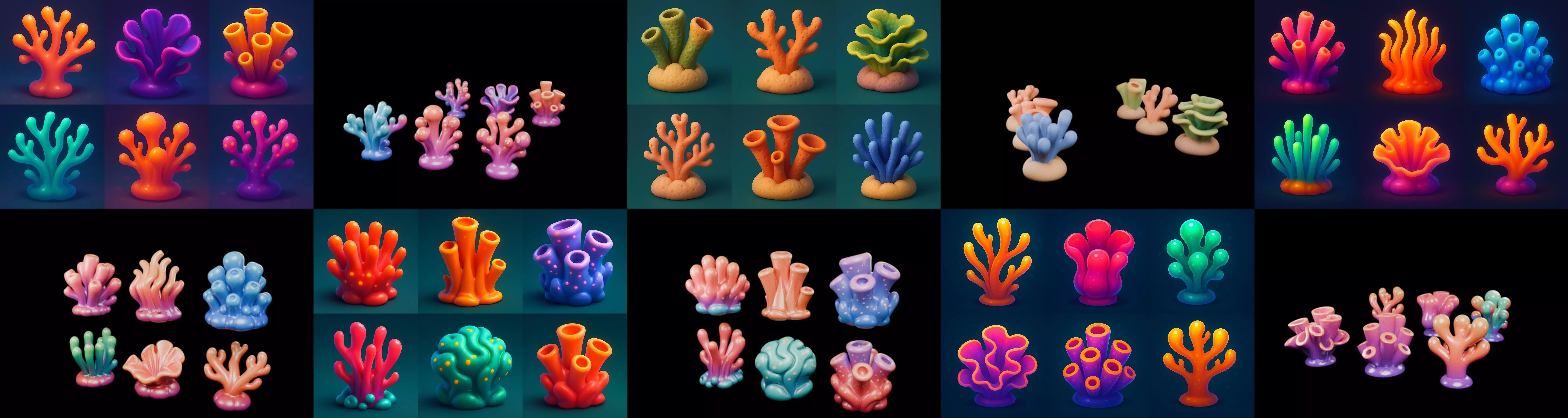 Aqua Life bundle 6 pack 100 glb 3D model_8