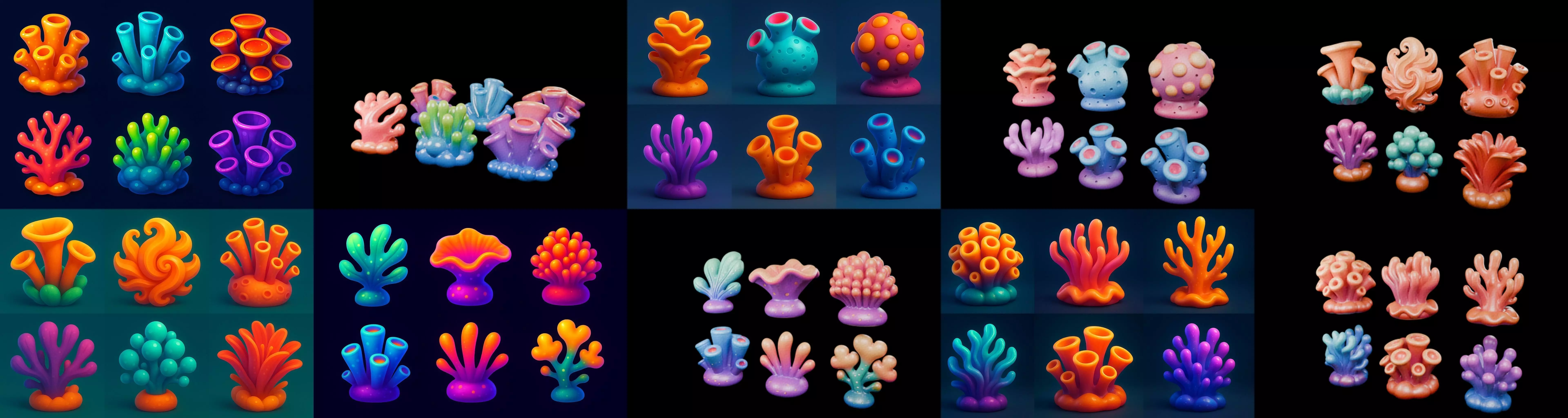 Aqua Life bundle 6 pack 100 glb 3D model_4