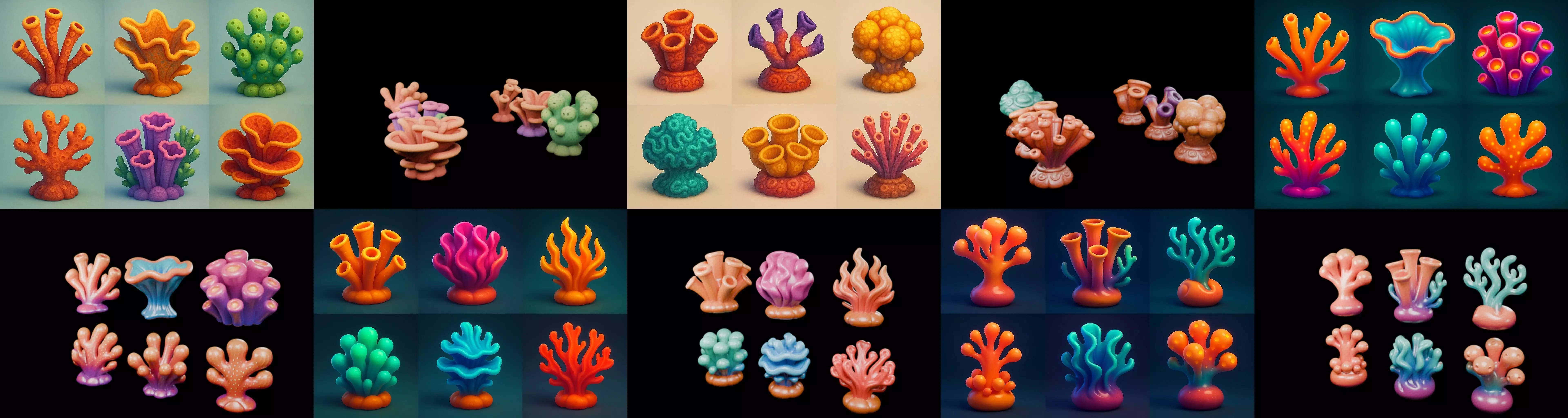 Aqua Life bundle 6 pack 100 glb 3D model_10