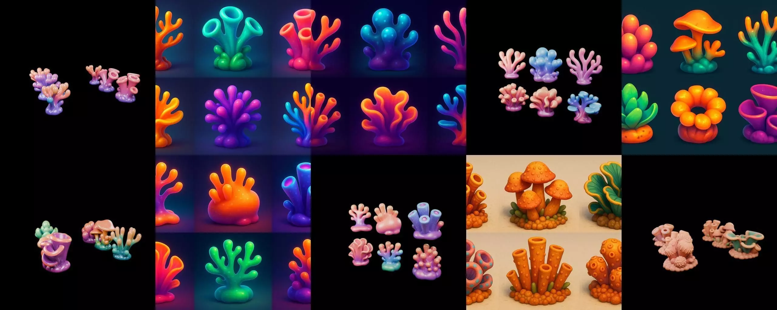 Aqua Life bundle 5 pack 100 glb 3D model_3