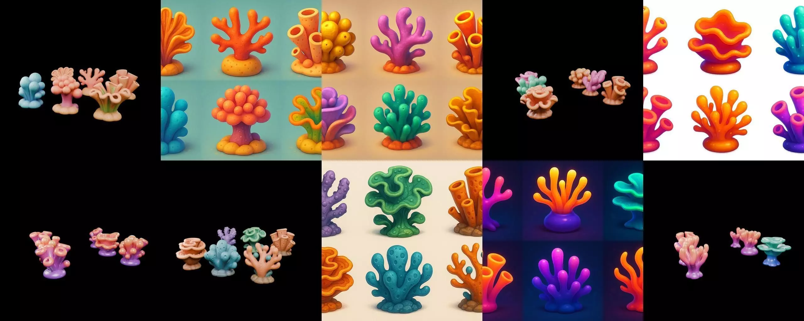 Aqua Life bundle 5 pack 100 glb 3D model_16