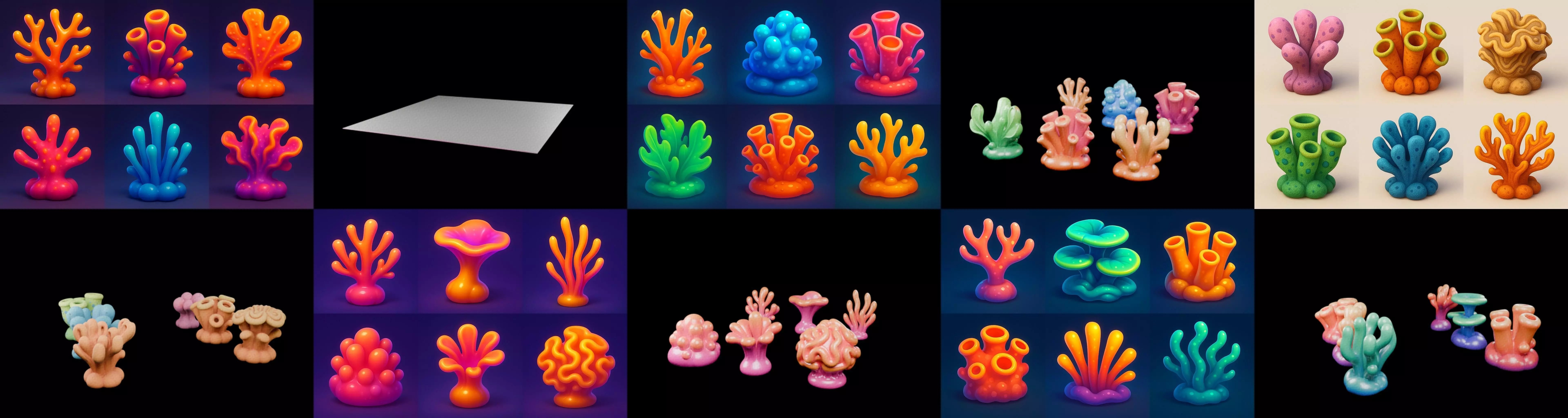 Aqua Life bundle 5 pack 100 glb 3D model_10