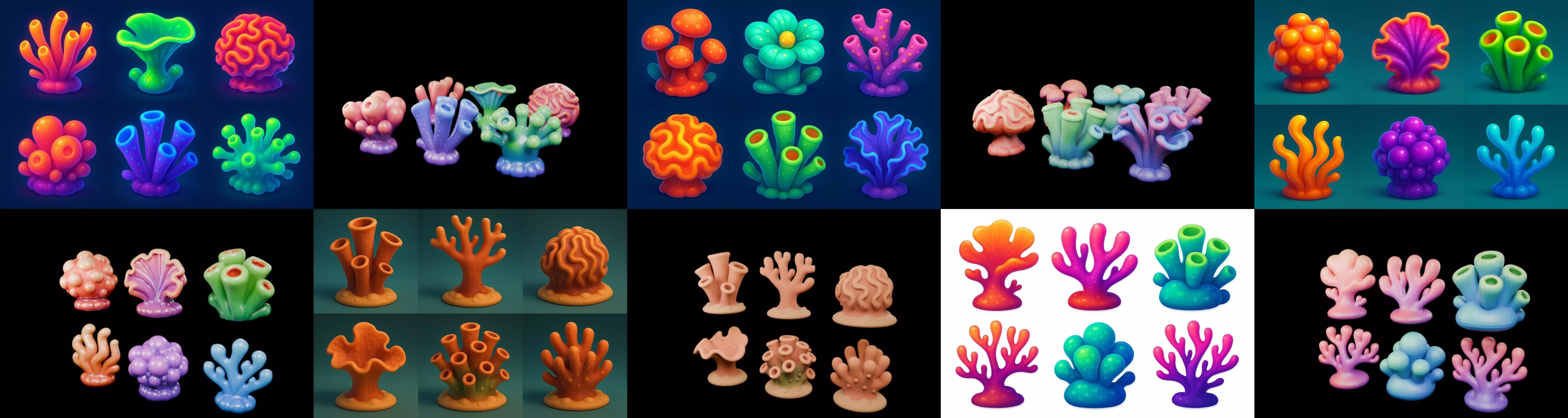 Aqua Life bundle 5 pack 100 glb 3D model_17