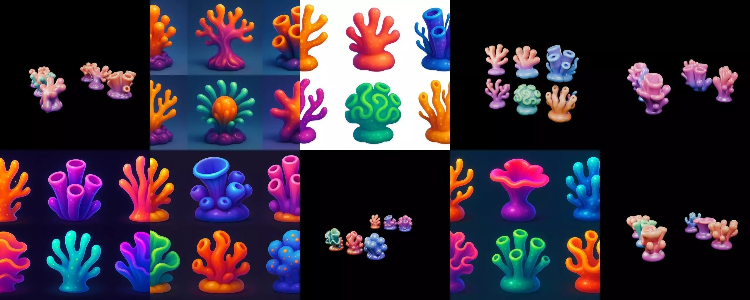 Aqua Life bundle 5 pack 100 glb 3D model_15