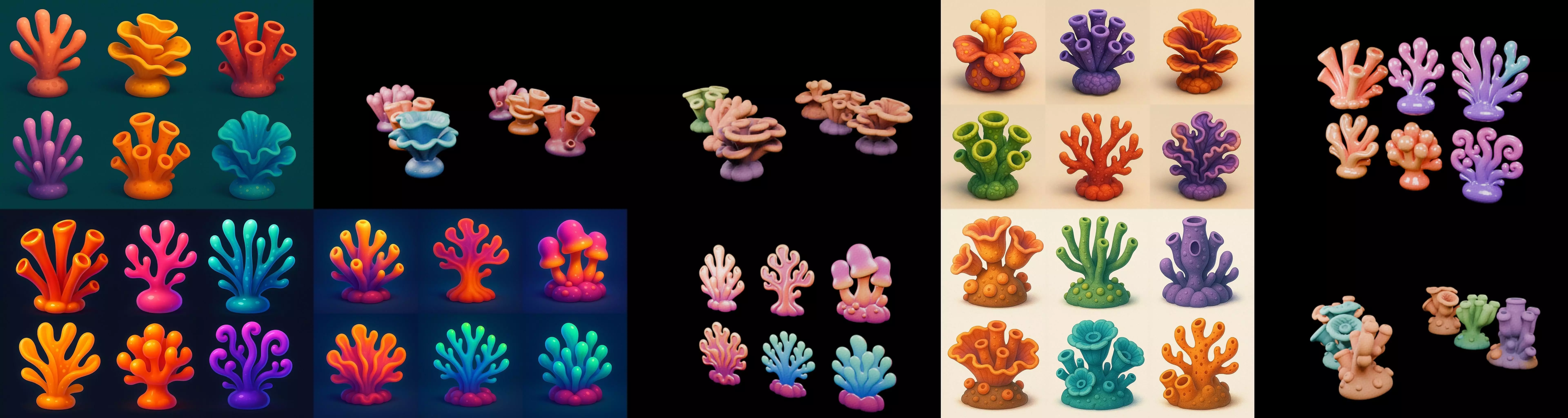 Aqua Life bundle 5 pack 100 glb 3D model_19