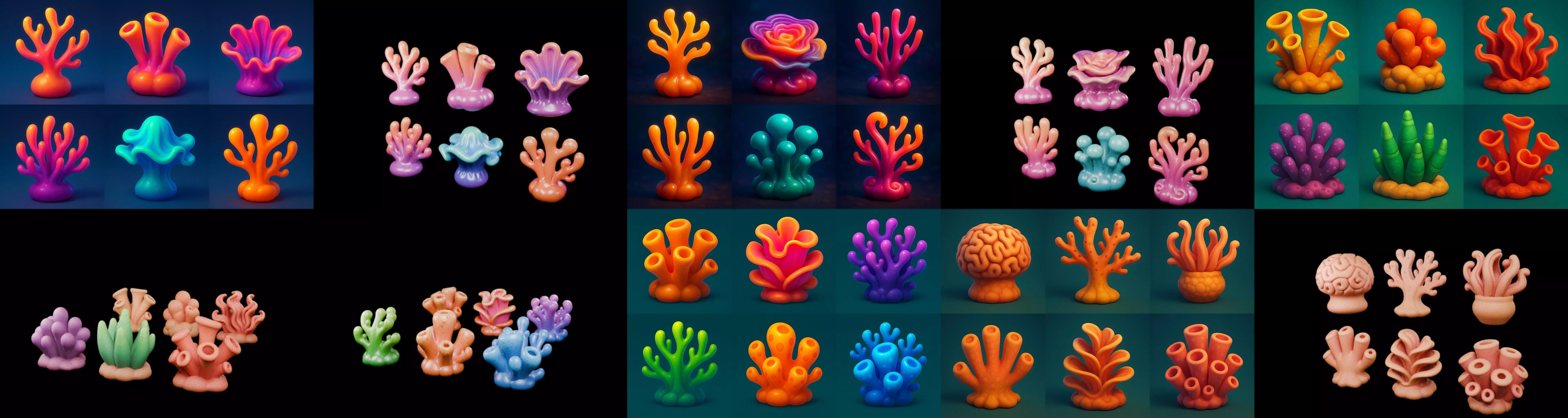 Aqua Life bundle 5 pack 100 glb 3D model_4