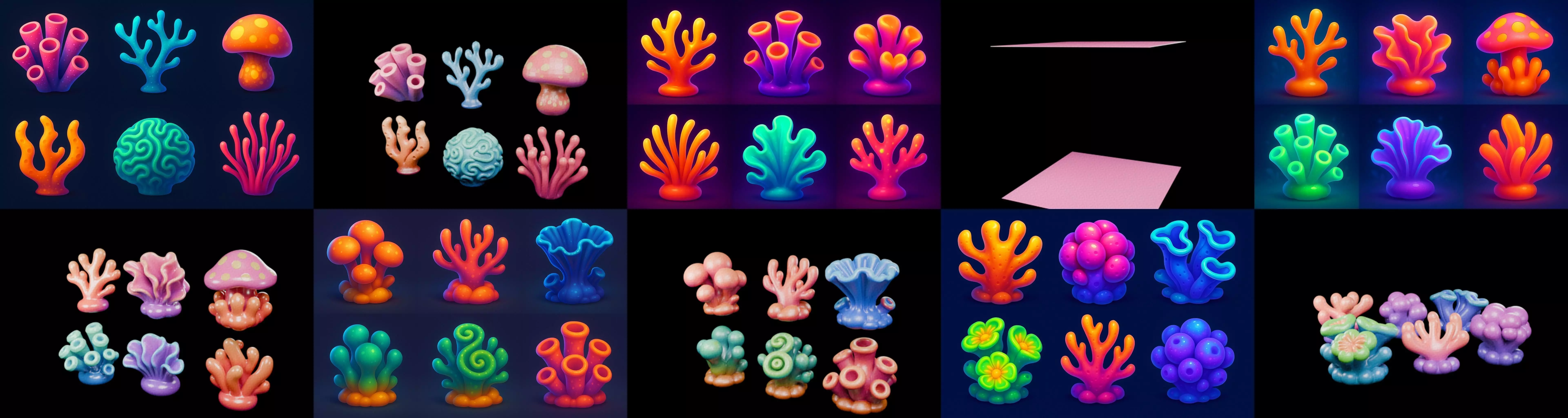 Aqua Life bundle 5 pack 100 glb 3D model_13