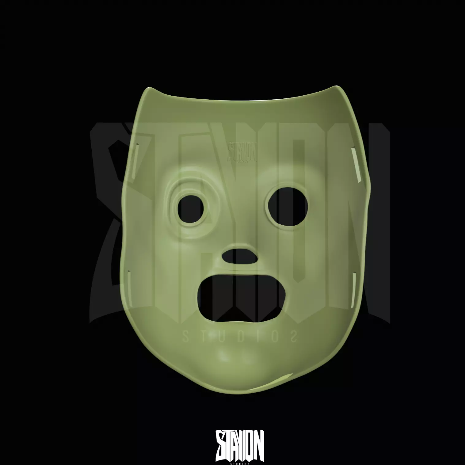 Slipknot Inspired AHIG Corey Taylor Half Mask 3D Printable File 3D print model_4