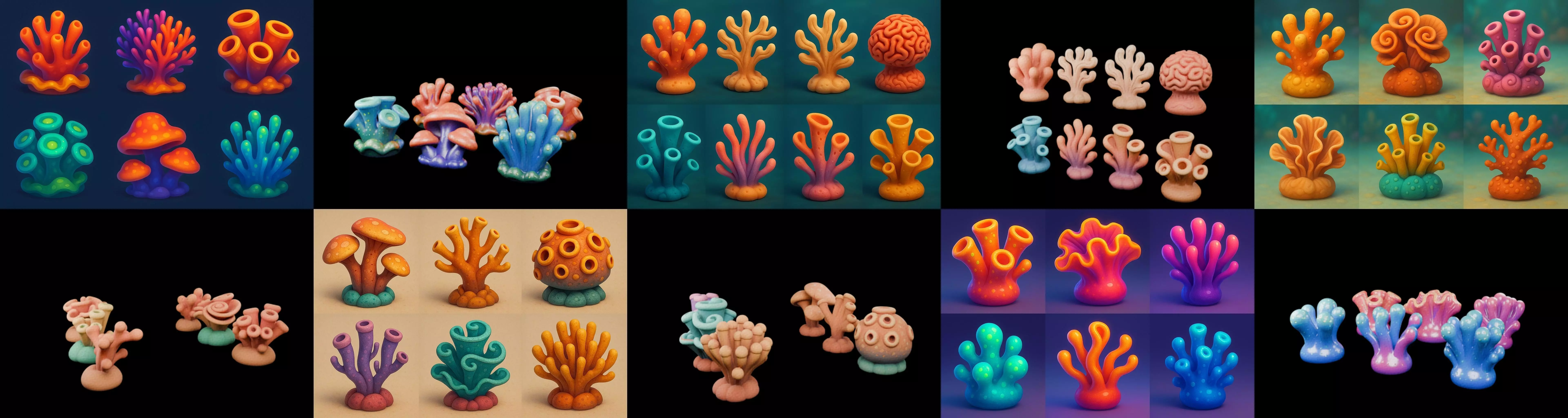 Aqua Life bundle 11 pack 40 glb 3D model_3