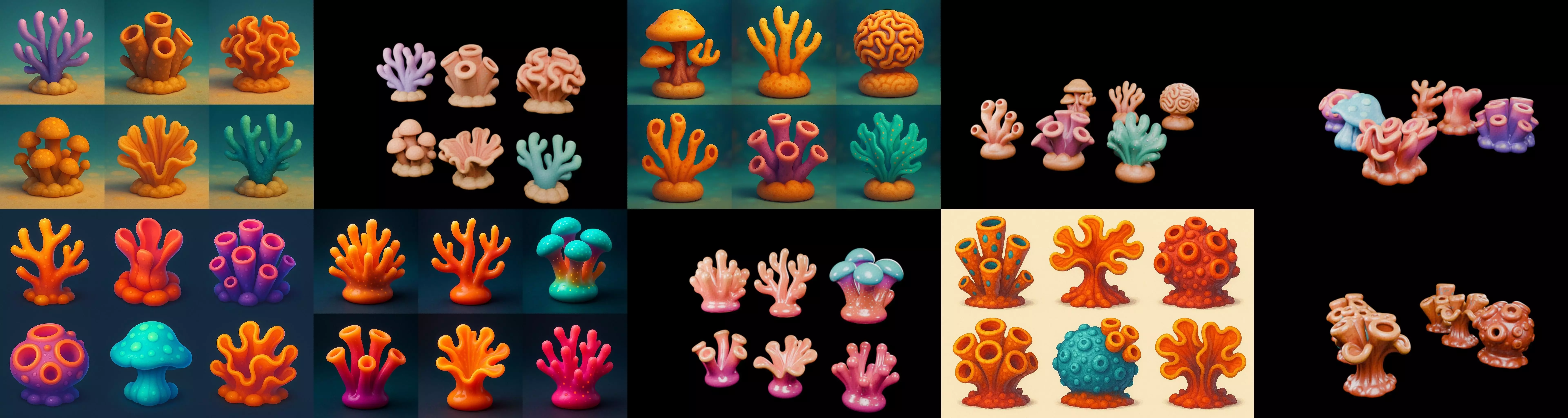 Aqua Life bundle 11 pack 40 glb 3D model_7