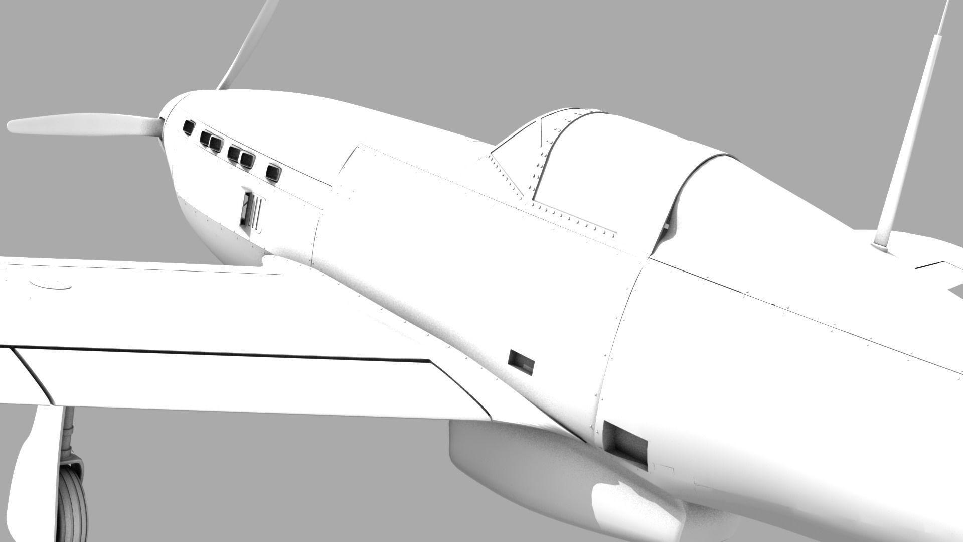 VG33 fighter Free low-poly 3D model_19