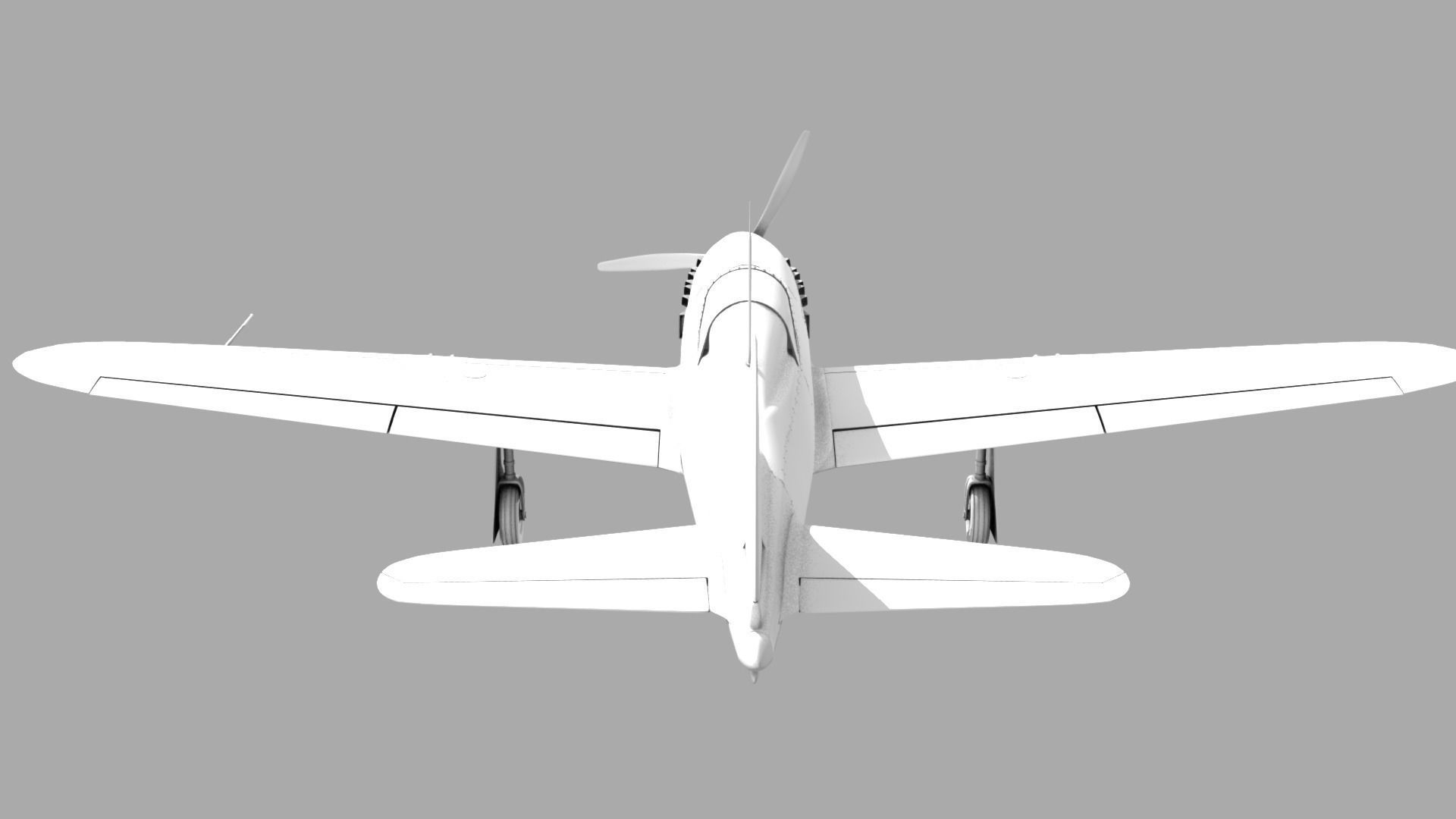 VG33 fighter Free low-poly 3D model_22