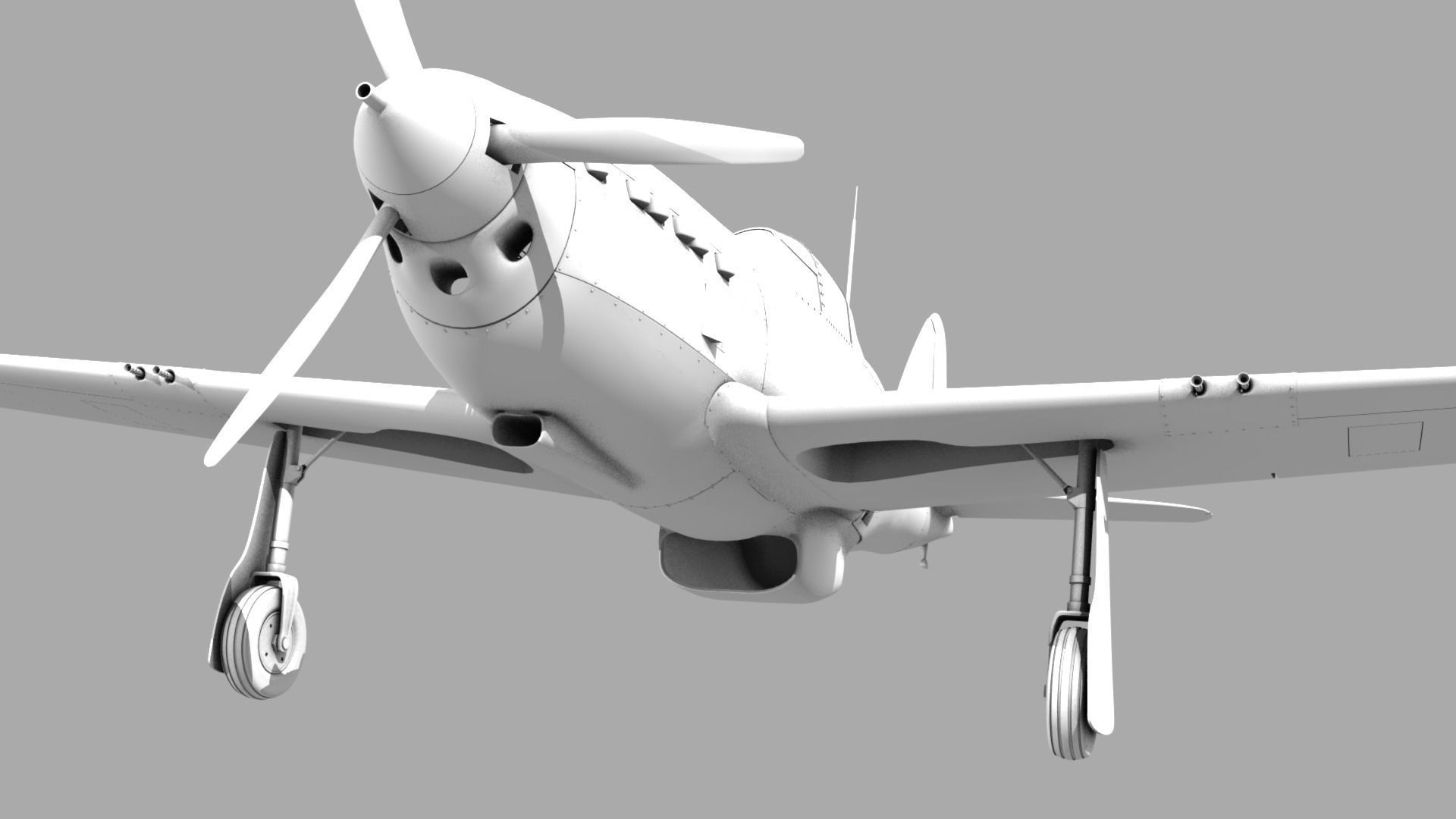 VG33 fighter Free low-poly 3D model_20
