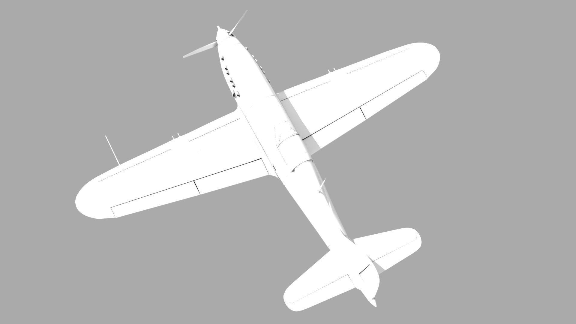 VG33 fighter Free low-poly 3D model_21