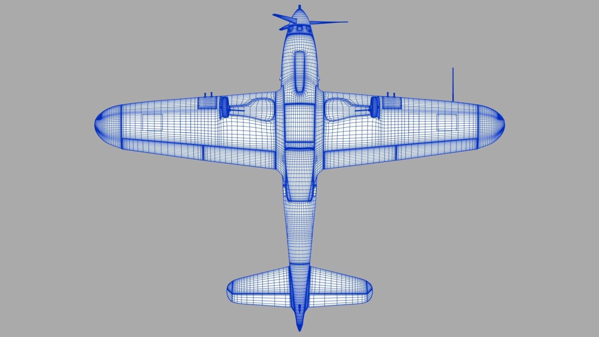 VG33 fighter Free low-poly 3D model_28