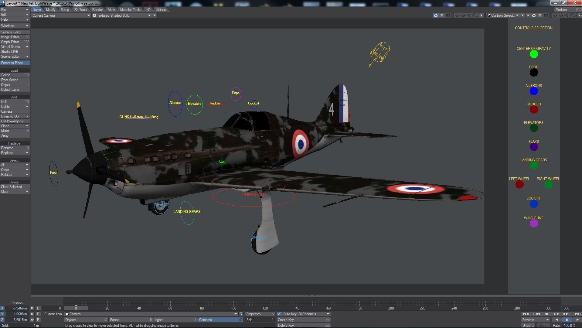 VG33 fighter Free low-poly 3D model_29