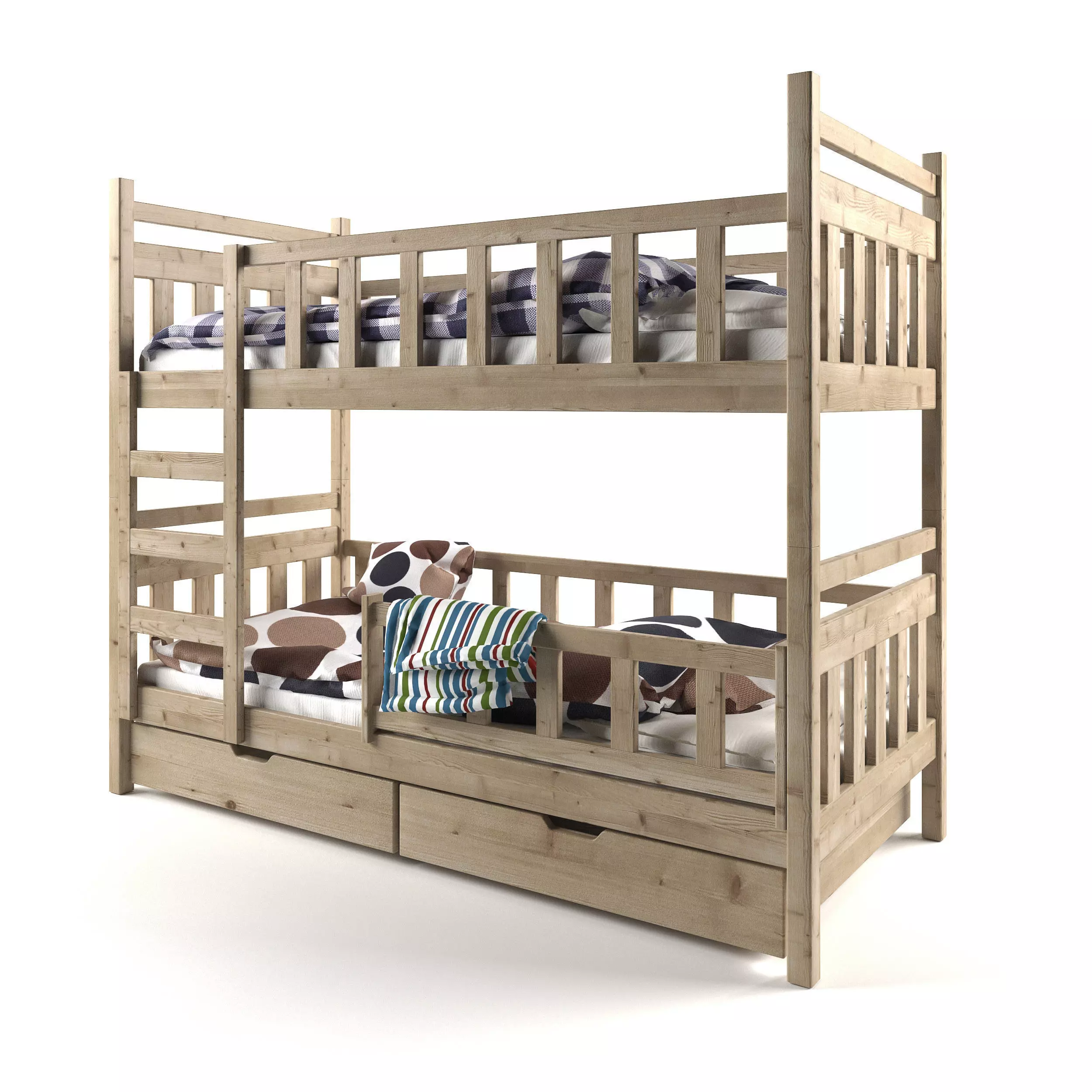 Bunk Bed 05 Free 3D model_0