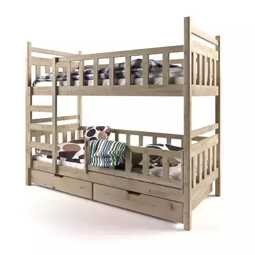 Bunk Bed 05 Free 3D model