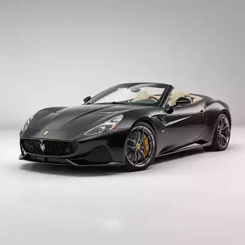 Modern Matte Black Luxury Convertible