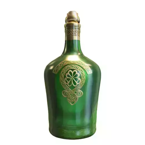 Celtic Clover Bottle