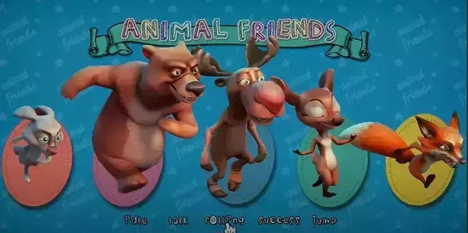 Forest Friends Animated High Quality 