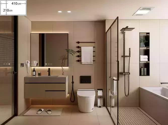 Bathroom 61 3D model