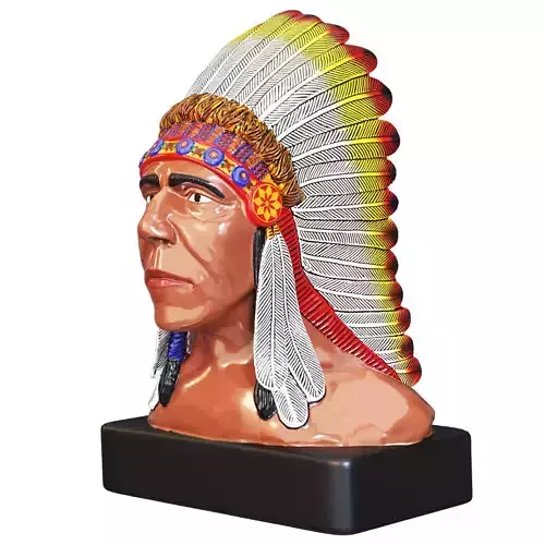 Bust of an Indian